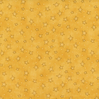 Starry Basics 8294-33 Gold by Leanne Anderson for Henry Glass Fabrics, Image