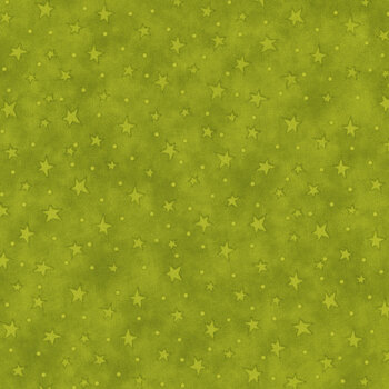 Starry Basics 8294-66 Green by Leanne Anderson for Henry Glass Fabrics, Image