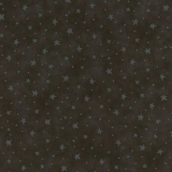 Starry Basics 8294-99 Black by Leanne Anderson for Henry Glass Fabrics, Image