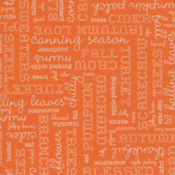 Autumn C14667-PUMPKIN by Lori Holt for Riley Blake Designs, Image