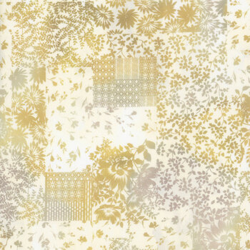 Ethereal 5JYT-1 Cream Patchwork by Jason Yenter for In The Beginning Fabrics, Image