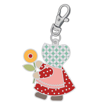 Enamel Happy Charm - Sunbonnet Sue by Lori Holt, Image