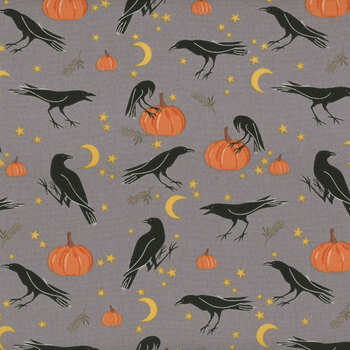 Sophisticated Halloween C14621-FOG by My Mind's Eye for Riley Blake Designs, Image