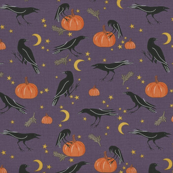 Sophisticated Halloween C14621-HEATHER by My Mind's Eye for Riley Blake Designs, Image