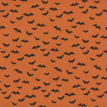 Sophisticated Halloween C14625-ORANGE by My Mind's Eye for Riley Blake Designs, Image