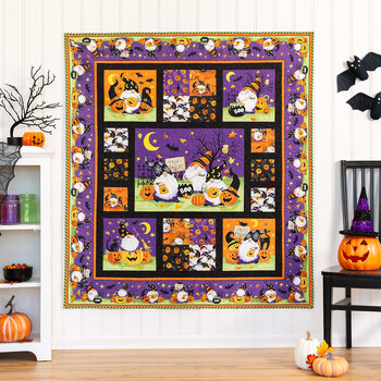 SAMPLE - The Boo Crew Panel Quilt
