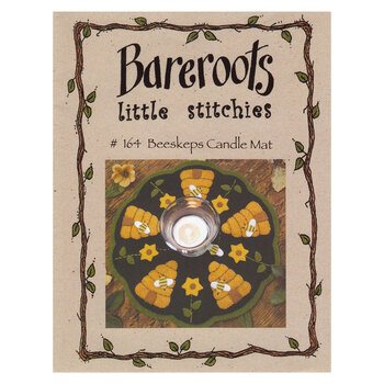 Beeskep Candle Mat - Little Stitchies #164 Pattern, Image