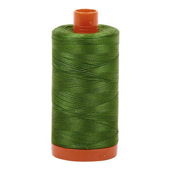 Aurifil Cotton Thread A1050-5018 Dark Grass Green - 1422yd, Image