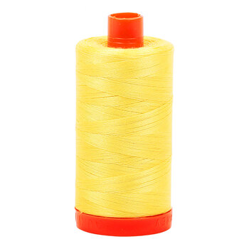 Aurifil Cotton Thread A1050-2115 Lemon - 1422yd, Image