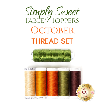  Simply Sweet Table Toppers - October - 6pc Thread Set, Image