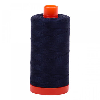 Aurifil Cotton Thread A1050-2785 Very Dark Navy - 1422yd, Image