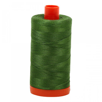 Aurifil Cotton Thread A1050-2890 Very Dark Grass Green - 1422yd, Image