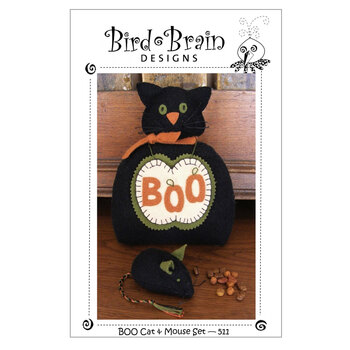 BOO Cat & Mouse Set Pattern, Image