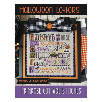 Halloween Letters Cross Stitch Pattern, Image