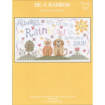 Be A Rainbow Cross Stitch Pattern, Image