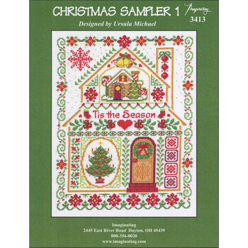 Christmas Sampler 1 Cross Stitch Pattern, Image