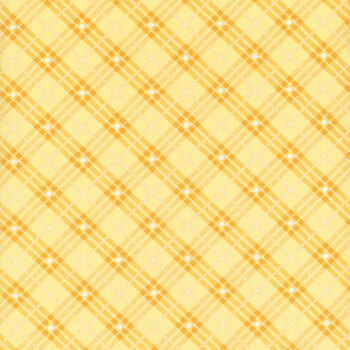 Bias Plaid Basics 9611-33 Yellow by Leanne Anderson for Henry Glass Fabrics, Image