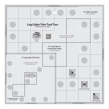 Creative Grids Log Cabin Trim Tool Two - #CGRJAW2, Image