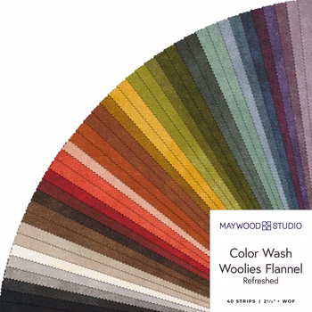 Color Wash Woolies Flannel - Refreshed  2-1/2