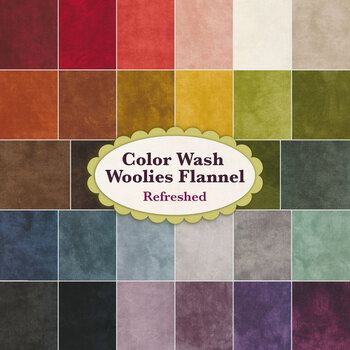 Color Wash Woolies Flannel - Refreshed  28 FQ Set by Bonnie Sullivan for Maywood Studio, Image