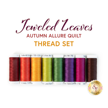  Autumn Allure Quilt - 8pc Appliqué Thread Set