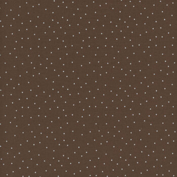 Kimberbell Basics Refreshed MAS8210-A Brown/White Tiny Dots by Maywood Studio, Image