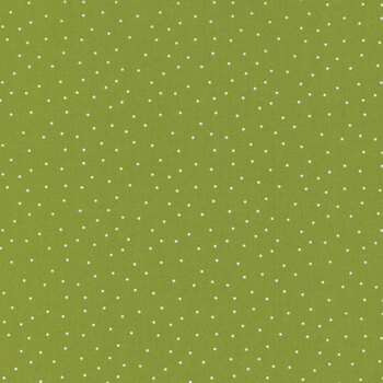 Kimberbell Basics Refreshed MAS8210-GW Green/White Tiny Dots by Maywood Studio, Image