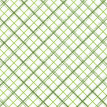 Kimberbell Basics Refreshed MAS8262-G Green Plaid by Maywood Studio, Image