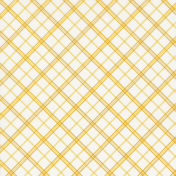 Kimberbell Basics Refreshed MAS8262-S Yellow Plaid by Maywood Studio, Image