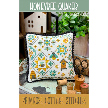 Honeybee Quaker Cross Stitch Pattern, Image