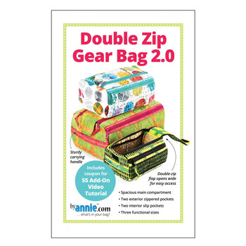 Double Zip Gear Bag 2.0 Pattern, Image