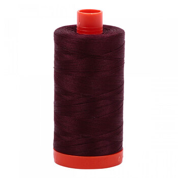 Aurifil Cotton Thread A1050-2468 Dark Wine - 1422yd, Image