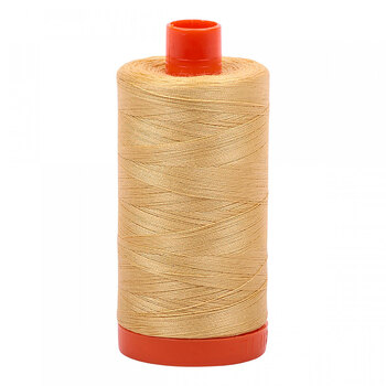 Aurifil Cotton Thread A1050-5001 Ocher Yellow - 1422yd, Image