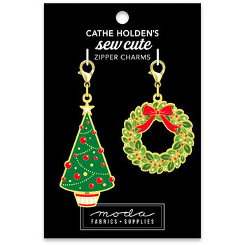 Sew Cute Tree & Wreath Zipper Pulls, Image