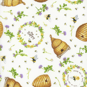 Honey & Clover 27032-10 by Deborah Edwards for Northcott Fabrics