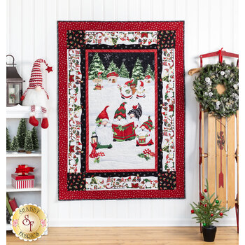 SAMPLE - Baby It's Gnomes Outside Quilt, Image