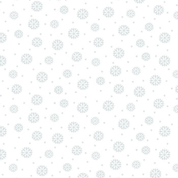 Quilter's Flour V 1263-01W Medium Snowflake by Henry Glass Fabrics, Image