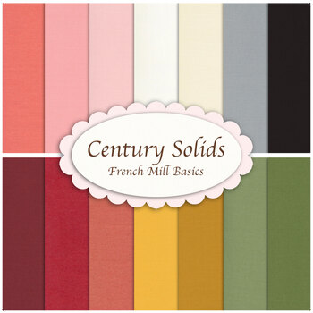 Century Solids  French Mill Basics 14 FQ Set by Andover Fabrics, Image