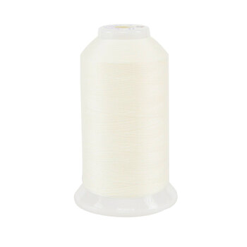 So Fine! Polyester Thread #401 Snow - 50wt 3280yd