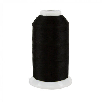 So Fine! Polyester Thread #411 Black - 50wt 3280yd, Image