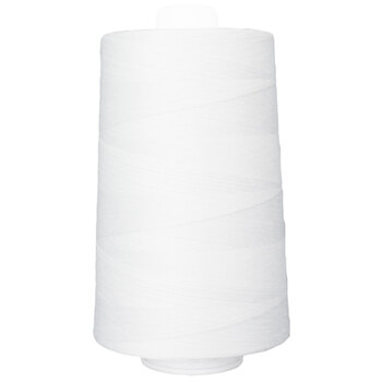 OMNI Polyester Thread #3001 Bright White - 40wt 6000yd, Image