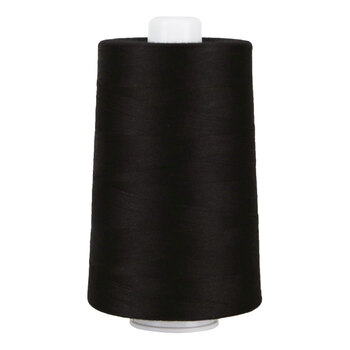 OMNI Polyester Thread #3026 Black - 40wt 6000yd, Image