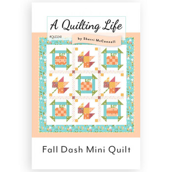 Fall Dash Mini Quilt Pattern, Image