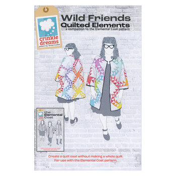 Wild Friends Quilted Elements Pattern, Image