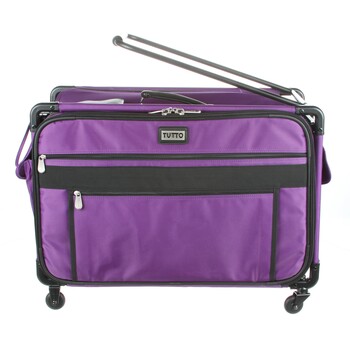 Tutto 2XL Sewing Machine Bag On Wheels - Purple, Image