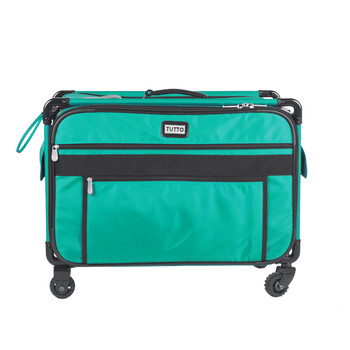 Tutto Extra Large Sewing Machine Bag On Wheels - Turquoise, Image