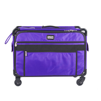 Tutto Extra Large Sewing Machine Bag On Wheels - Purple, Image