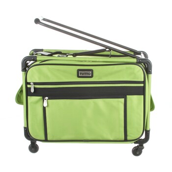 Tutto Medium Sewing Machine Bag On Wheels - Lime, Image