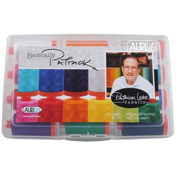 Aurifil 12pc Thread Set - Basically Patrick by Patrick Lose, Image