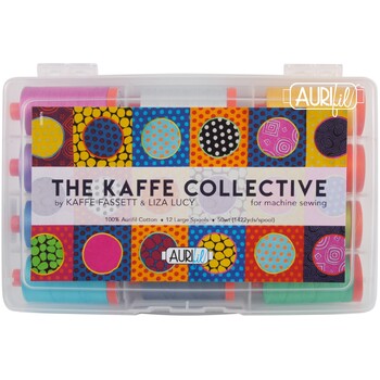 Aurifil 12pc Thread Set - The Kaffe Collective by Kaffe Fassett & Liza Lucy, Image